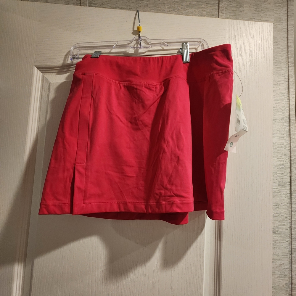 Mono B Vibrant Pink Skort Size L Euc